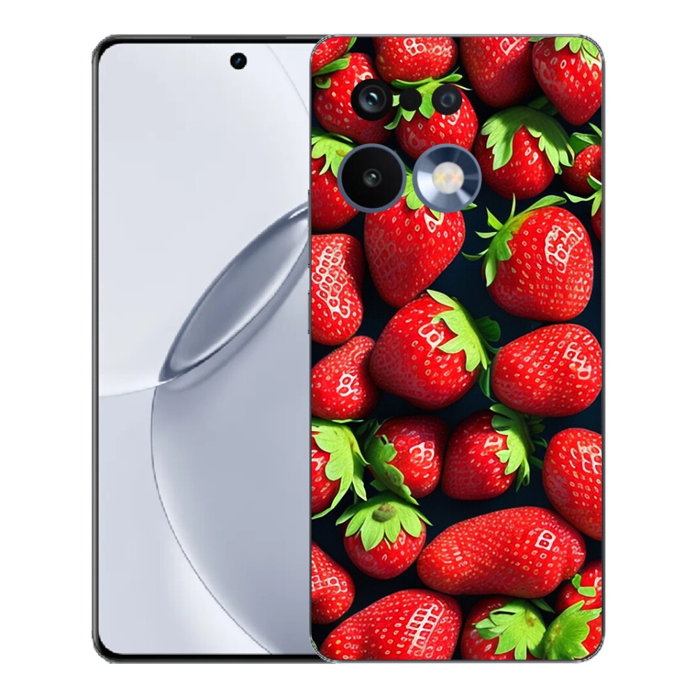 Gélový kryt mmCase na Realme 16 Pro+ - jahody
