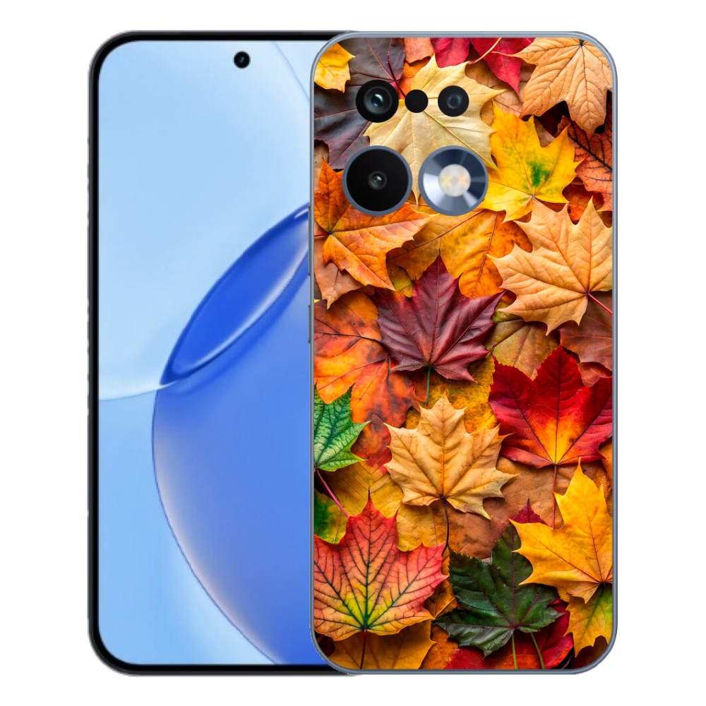 Gélový kryt mmCase na Realme 16 Pro - javorové listy 2