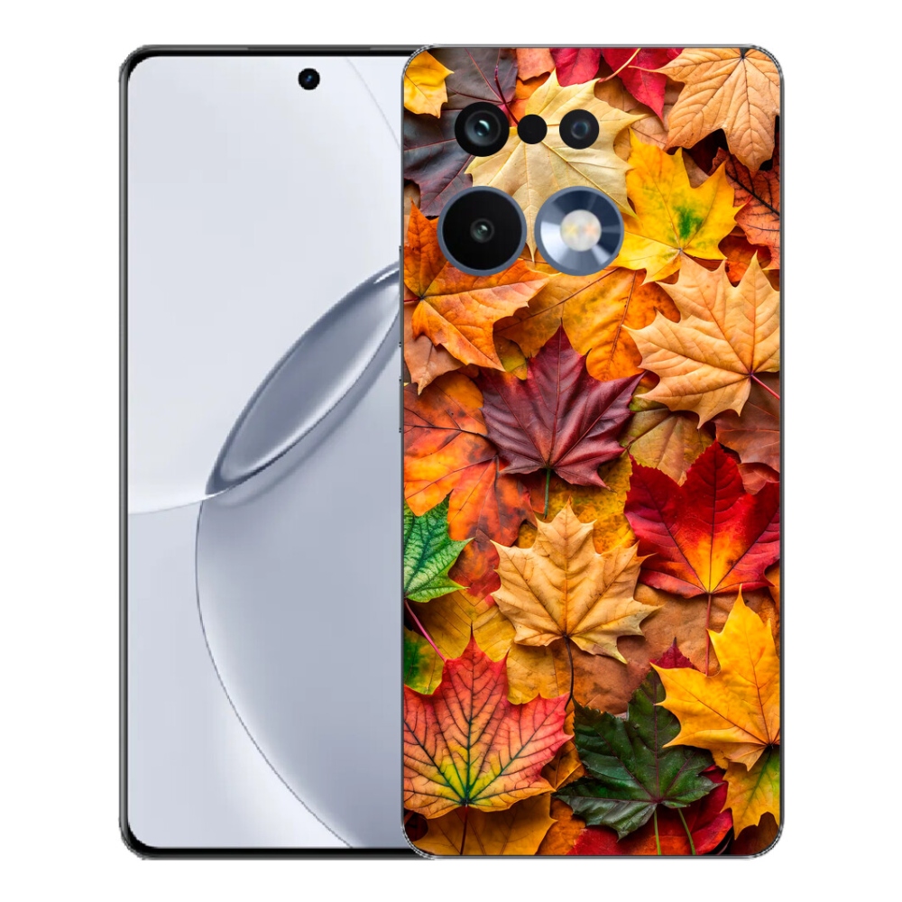 Gélový kryt mmCase na Realme 16 Pro+ - javorové listy 2