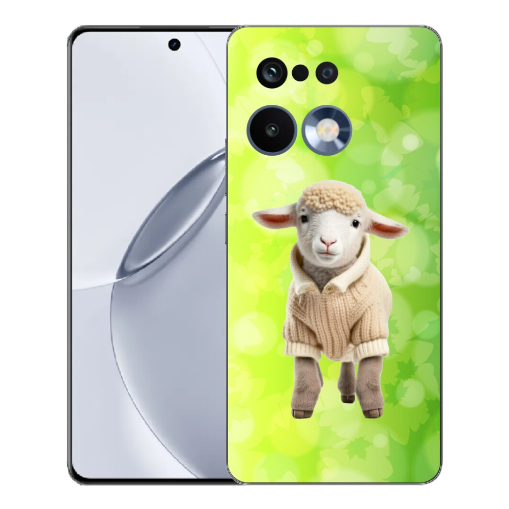 Gélový kryt mmCase na Realme 16 Pro+ - jahňa vo svetri