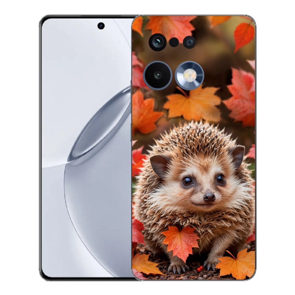 Gélový kryt mmCase na Realme 16 Pro+ - ježko v lístí