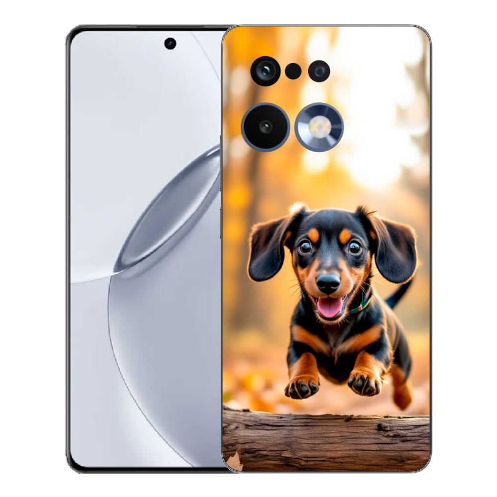 Gélový kryt mmCase na Realme 16 Pro+ - jazvečík 2