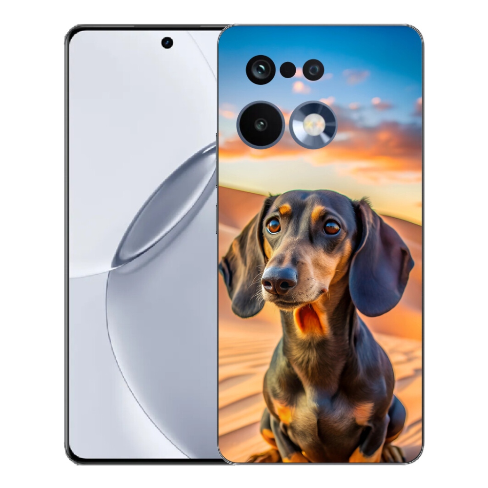 Gélový kryt mmCase na Realme 16 Pro+ - jazvečík 3