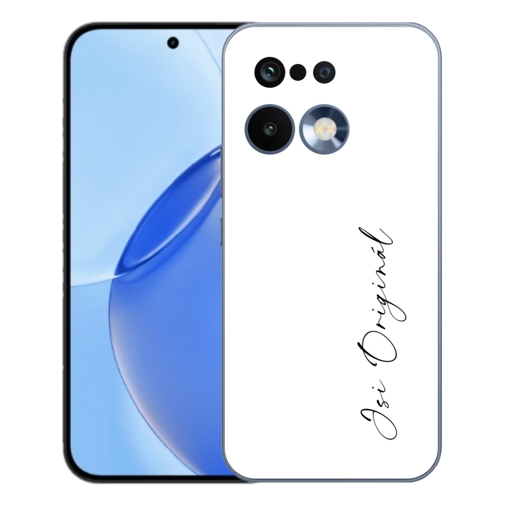 Gélový kryt mmCase na Realme 16 Pro - si originál biele pozadie