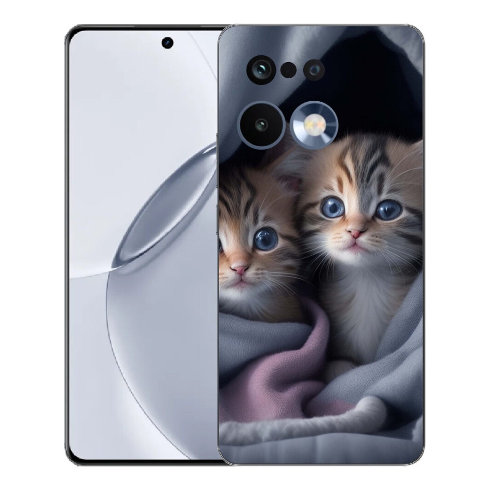 Gélový kryt mmCase na Realme 16 Pro+ - mačacie duo 2