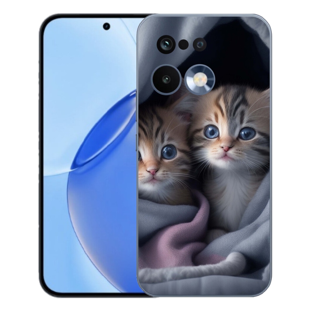 Gélový kryt mmCase na Realme 16 Pro - mačacie duo 2