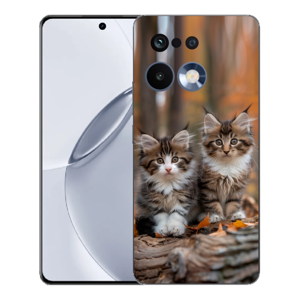 Gélový kryt mmCase na Realme 16 Pro+ - mačacie duo 3