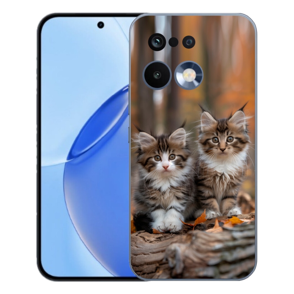 Gélový kryt mmCase na Realme 16 Pro - mačacie duo 3