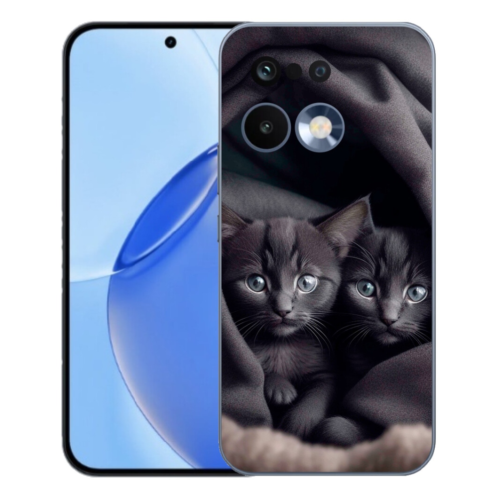 Gélový kryt mmCase na Realme 16 Pro - mačacie duo