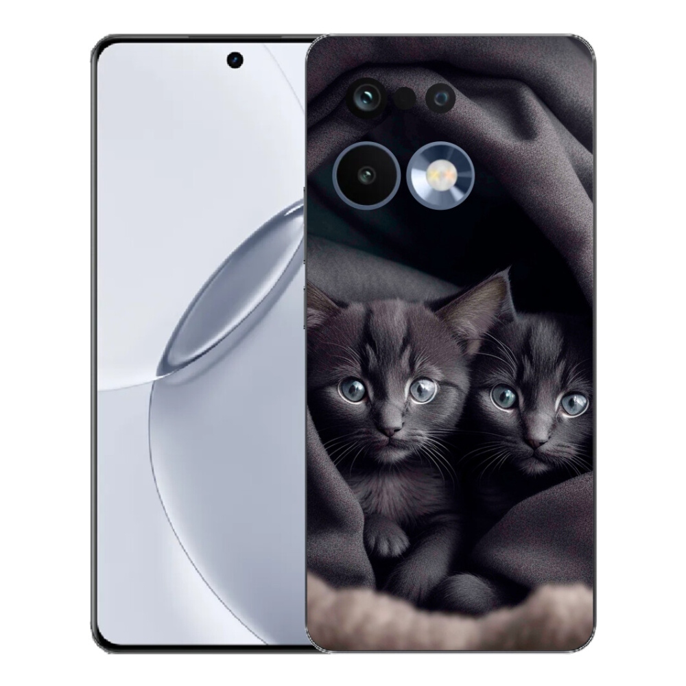 Gélový kryt mmCase na Realme 16 Pro+ - mačacie duo