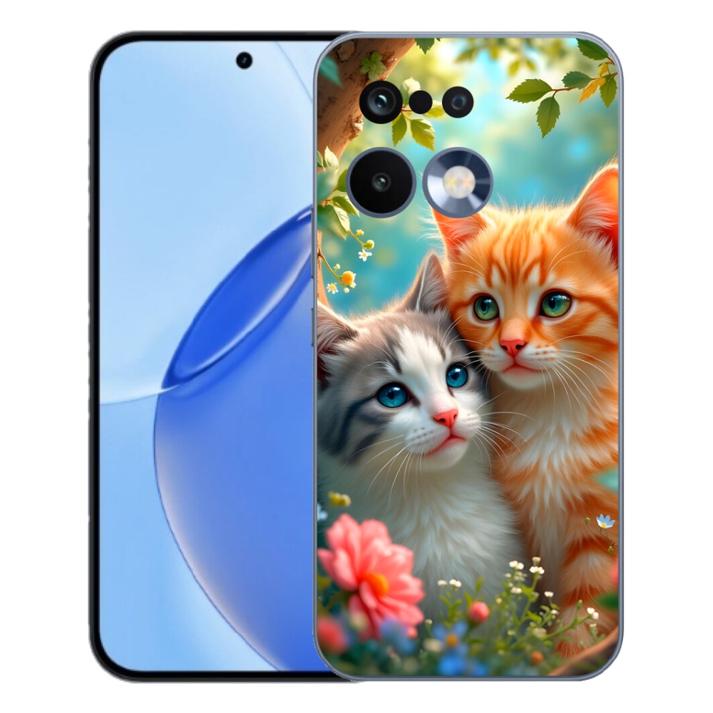 Gélový kryt mmCase na Realme 16 Pro - mačacia láska 2
