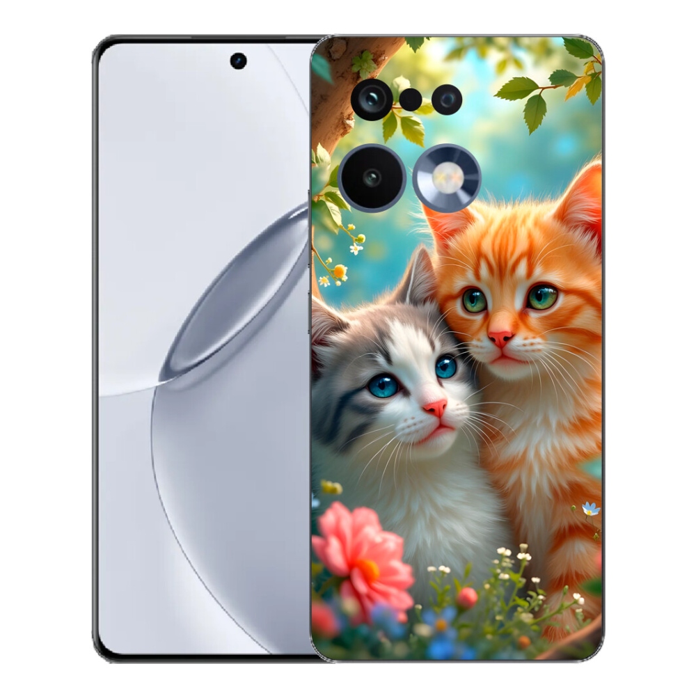 Gélový kryt mmCase na Realme 16 Pro+ - mačacia láska 2