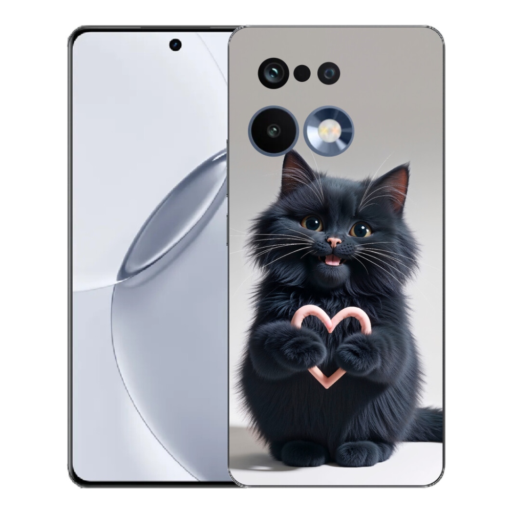 Gélový kryt mmCase na Realme 16 Pro+ - mačacia láska 3