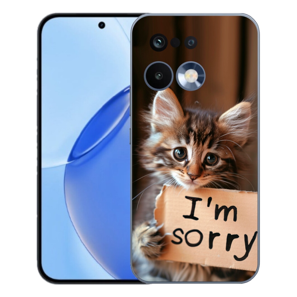 Gélový kryt mmCase na Realme 16 Pro - mačacie ospravedlnenie