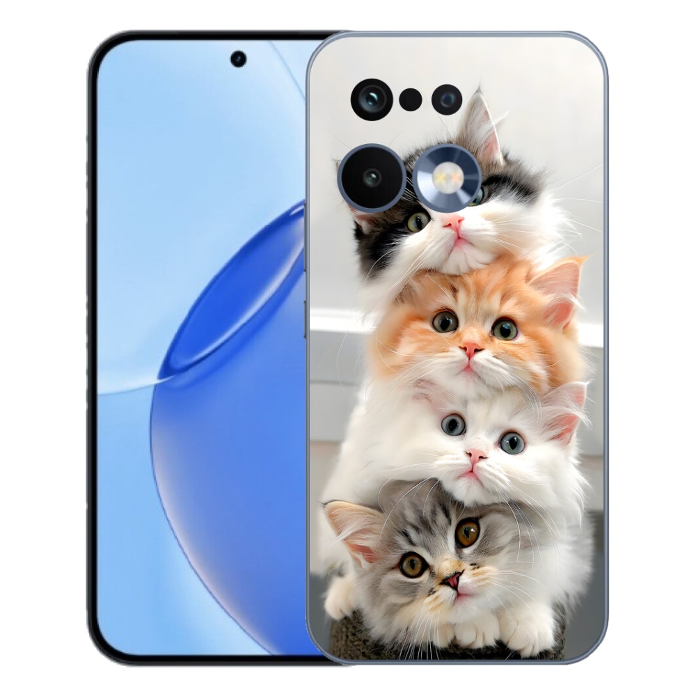Gélový kryt mmCase na Realme 16 Pro - mačacia partia