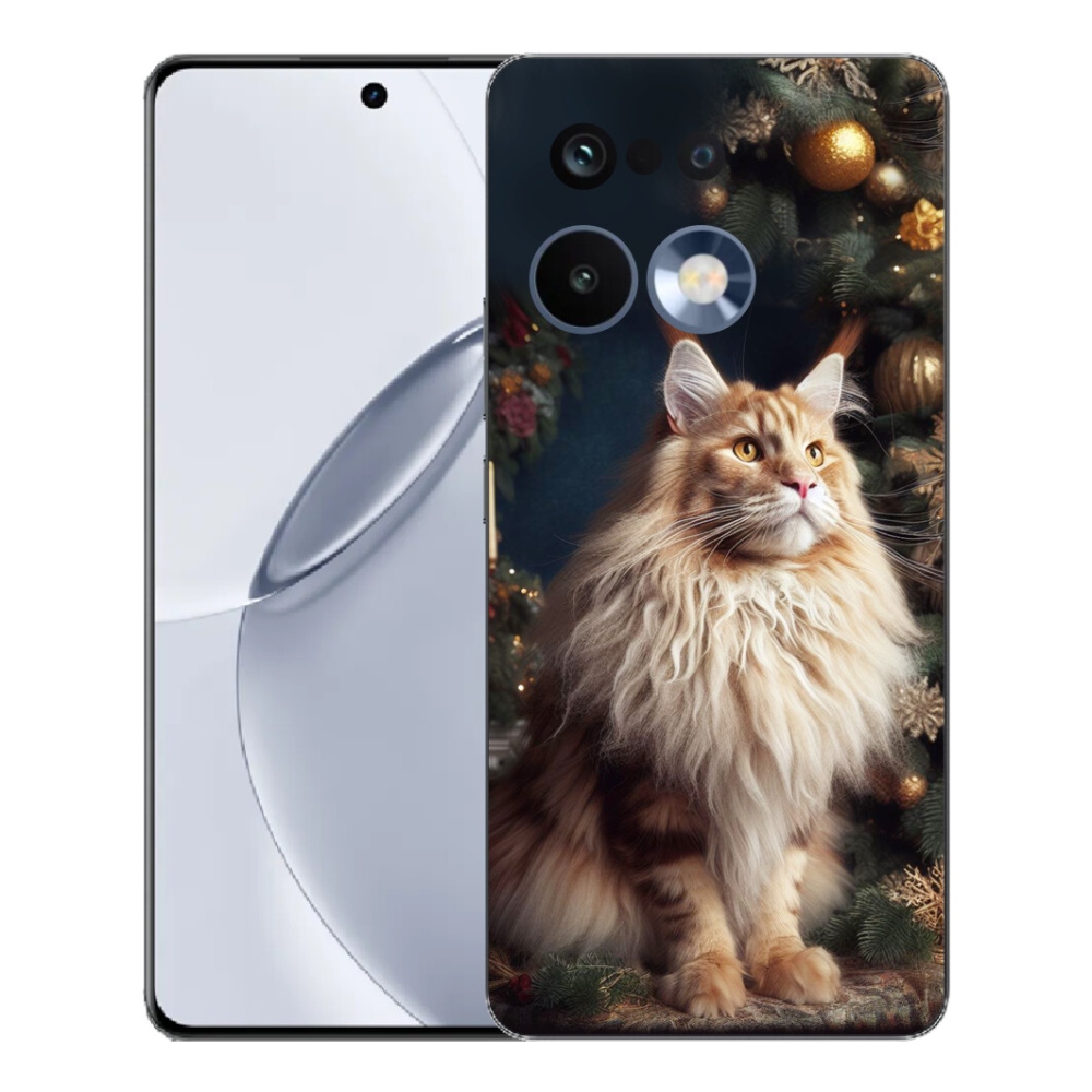 Gélový kryt mmCase na Realme 16 Pro+ - mačka pri stromčeku