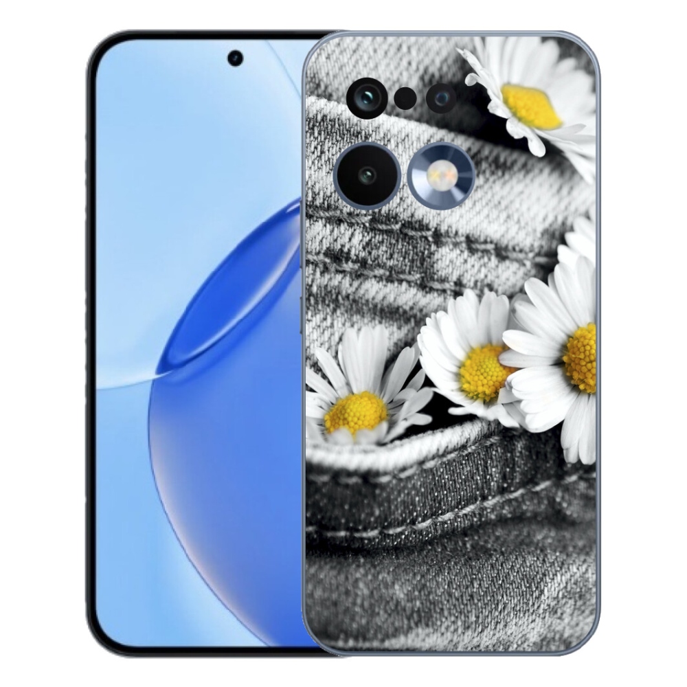 Gélový kryt mmCase na Realme 16 Pro - margaréty
