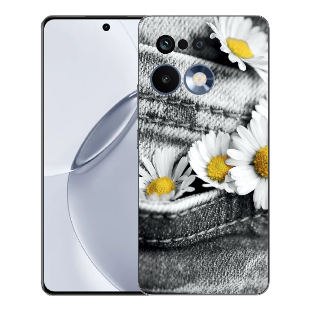 Gélový kryt mmCase na Realme 16 Pro+ - margarétky