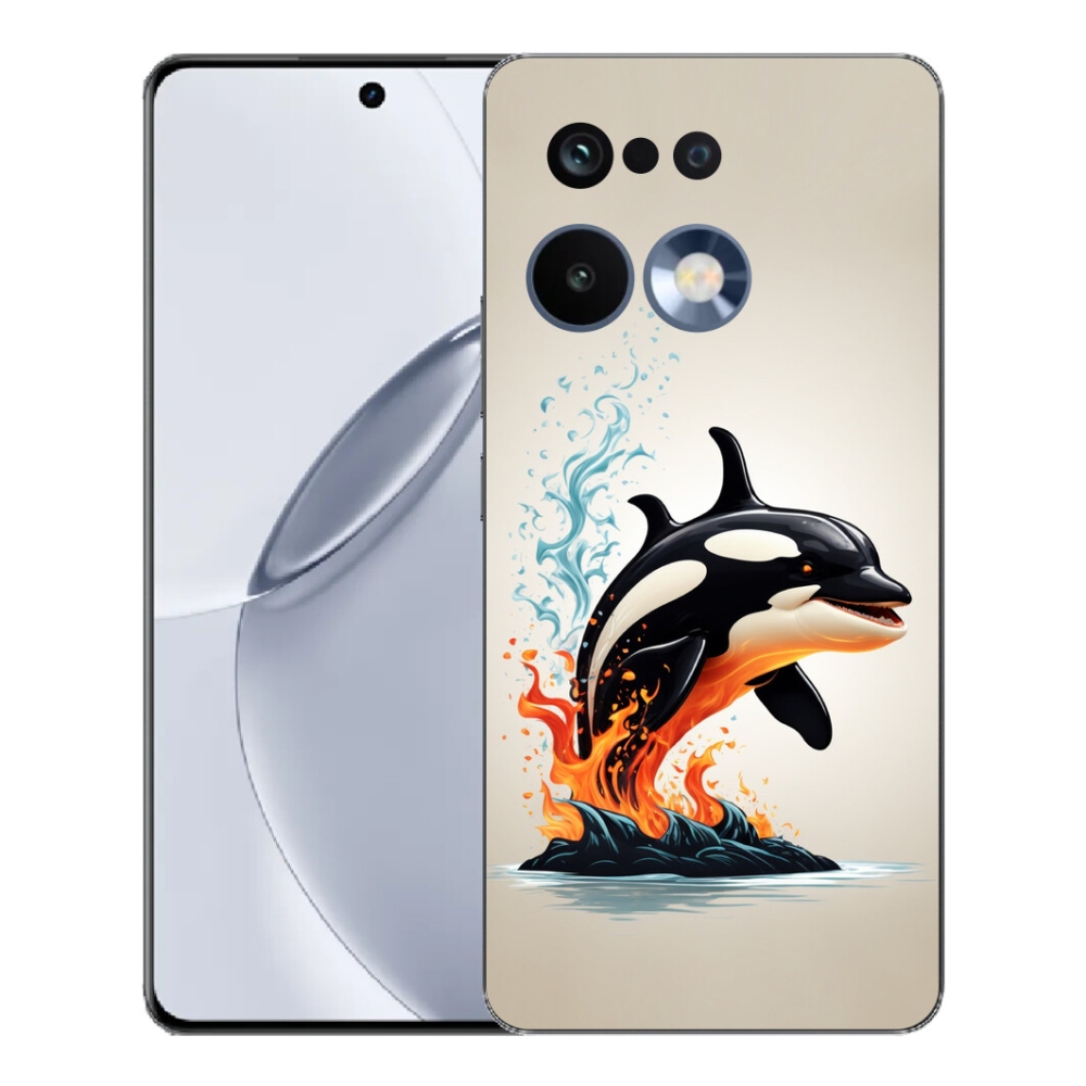 Gélový kryt mmCase na Realme 16 Pro+ - kosatka
