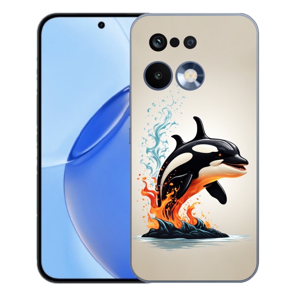 Gélový kryt mmCase na Realme 16 Pro - kosatka