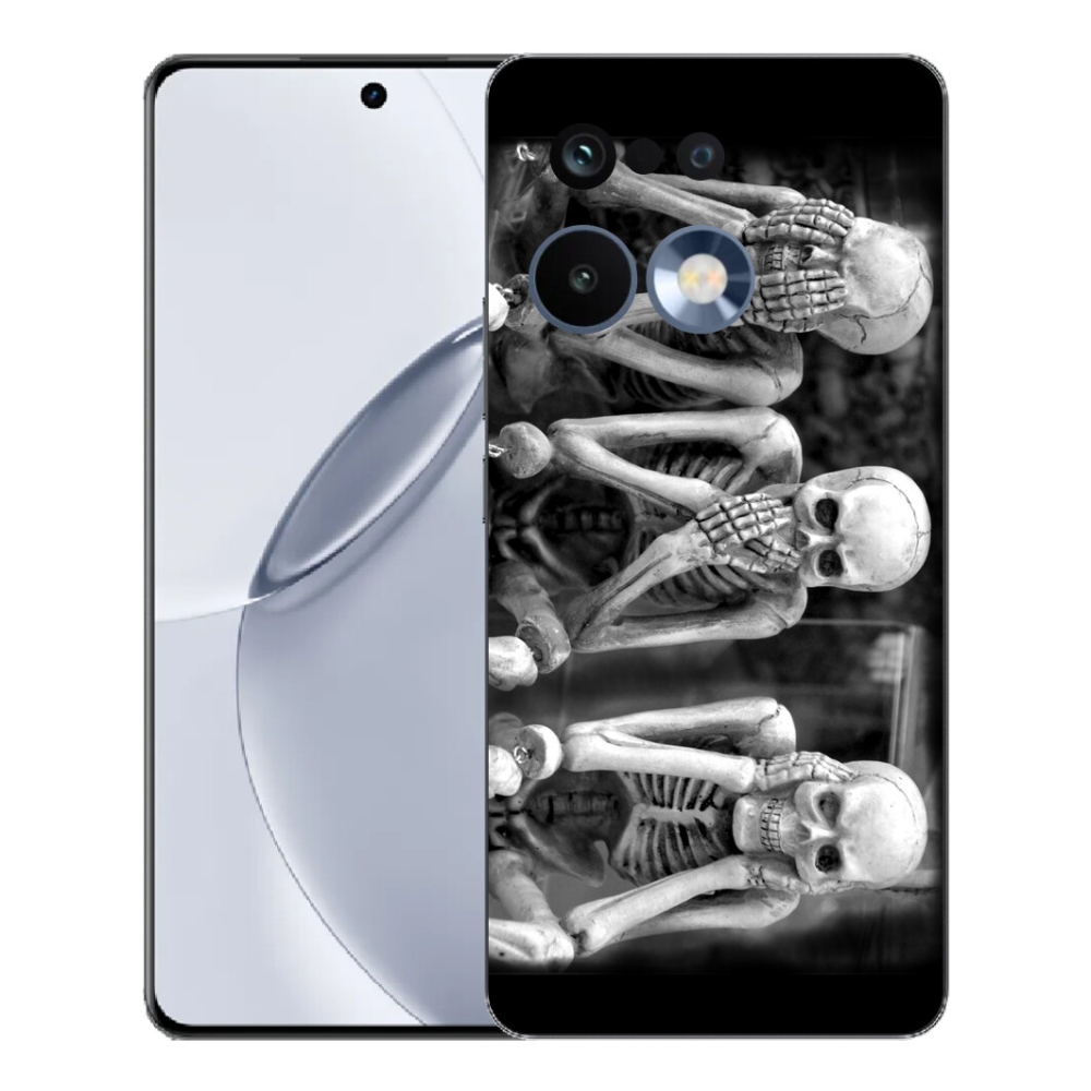 Gélový kryt mmCase na Realme 16 Pro+ - kostlivci