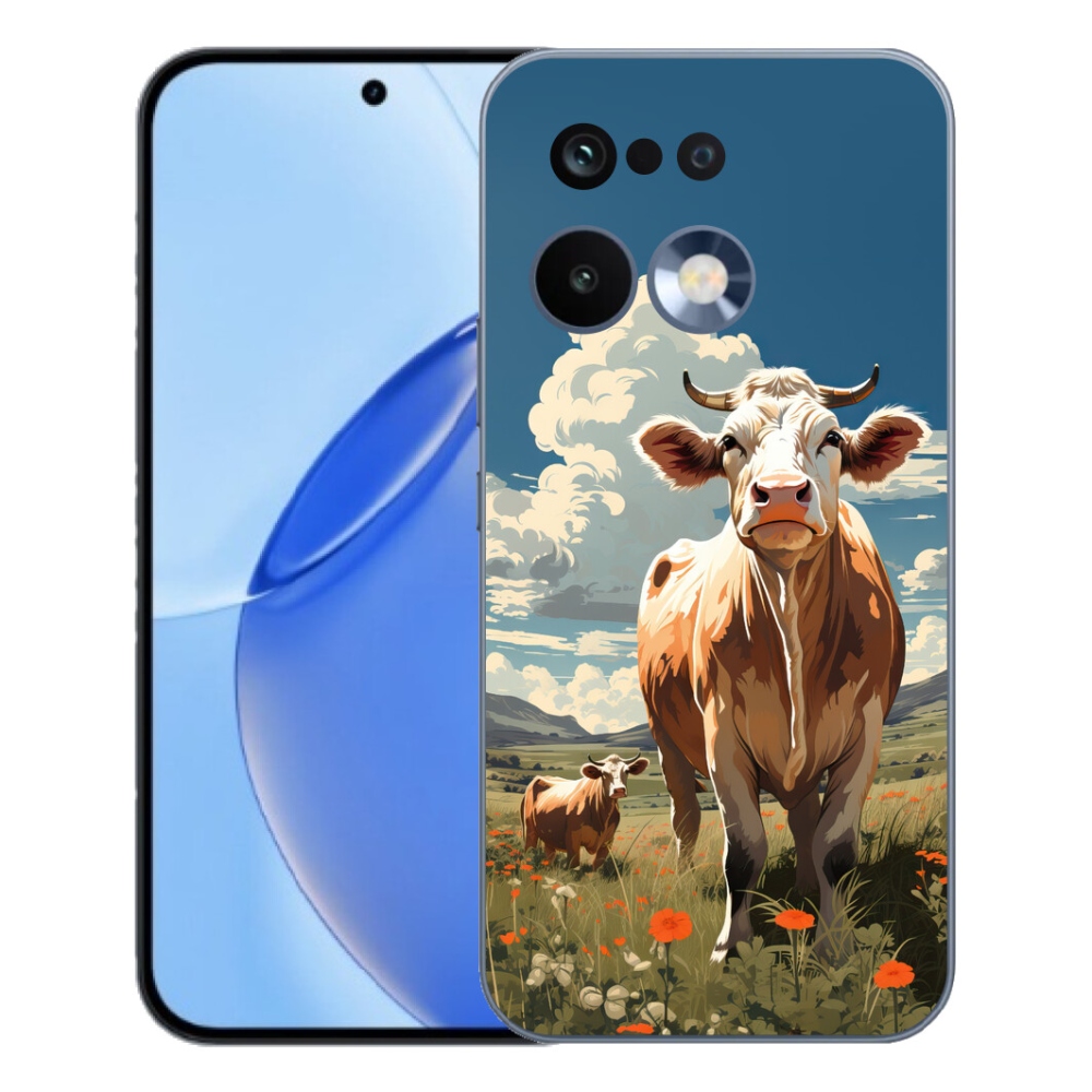 Gélový kryt mmCase na Realme 16 Pro - kravy na lúke