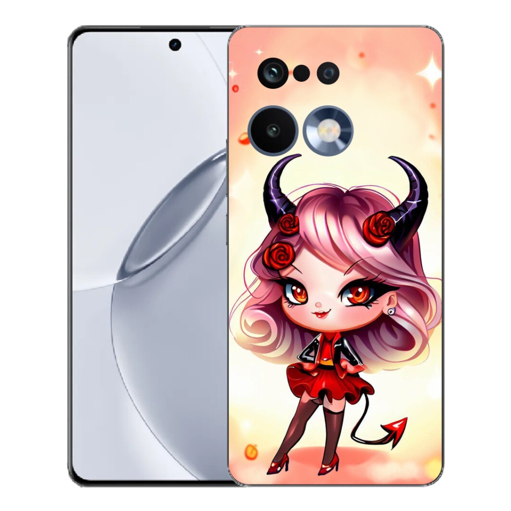 Gélový kryt mmCase na Realme 16 Pro+ - kreslená čertica