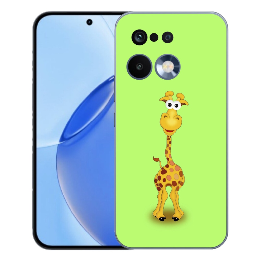 Gélový kryt mmCase na Realme 16 Pro - kreslená žirafa