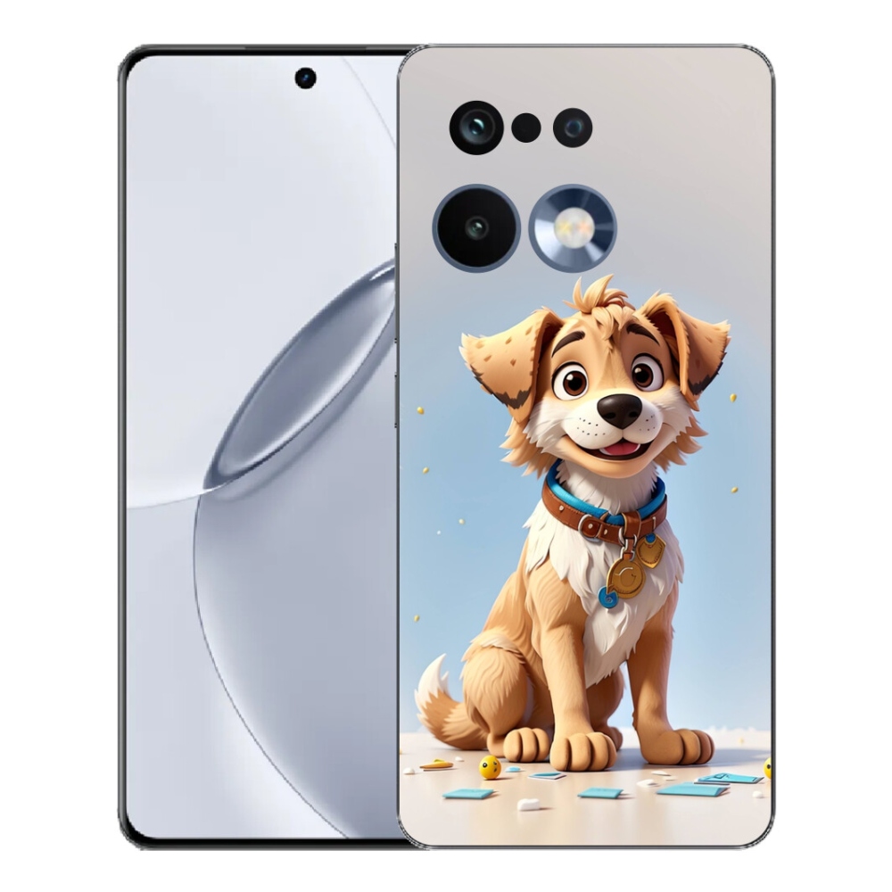 Gélový kryt mmCase na Realme 16 Pro+ - kreslené šteňa