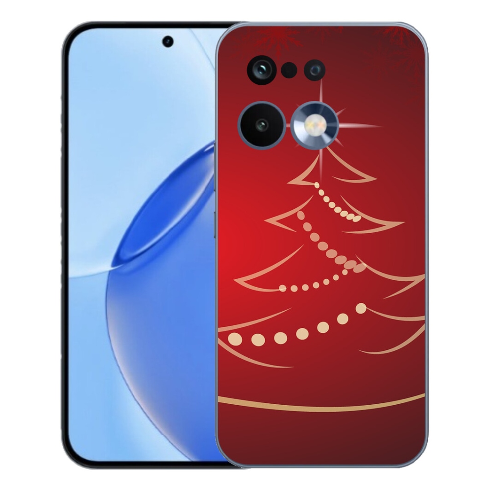 Gélový kryt mmCase na Realme 16 Pro - kreslený vianočný stromček