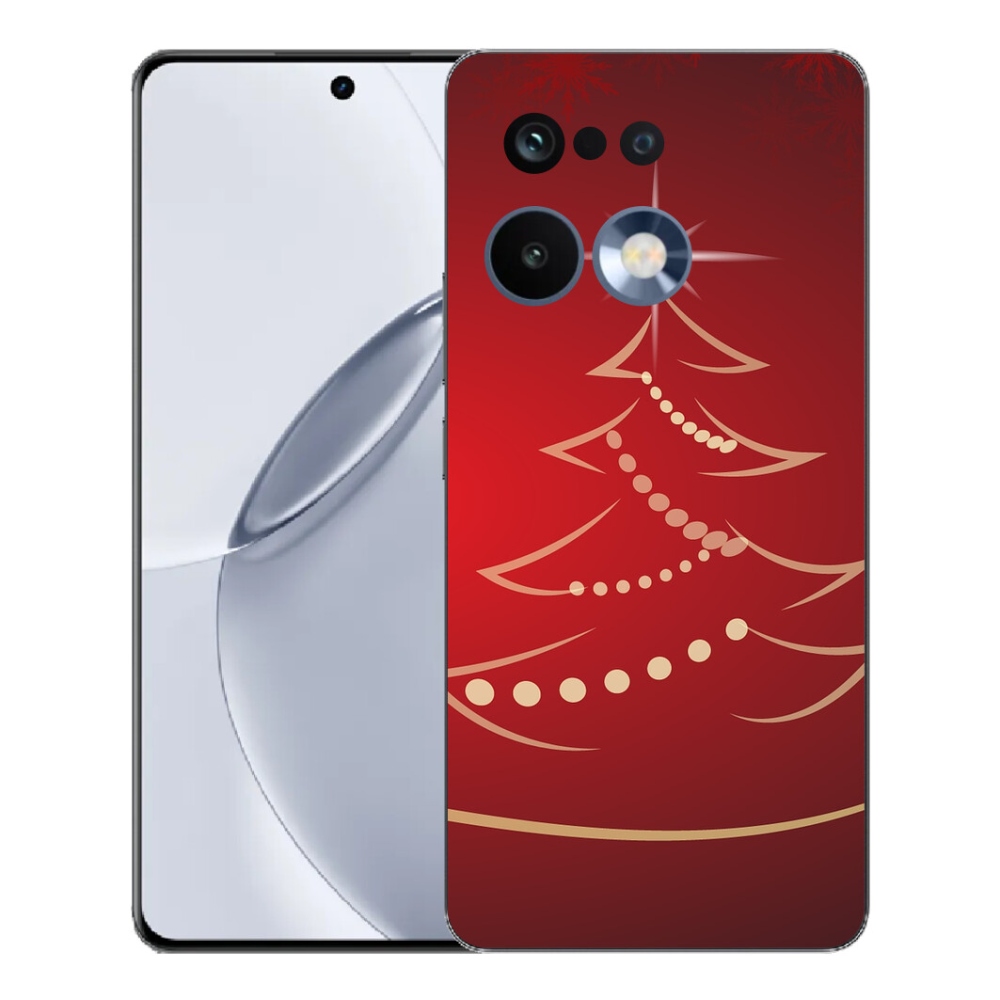 Gélový kryt mmCase na Realme 16 Pro+ - kreslený vianočný stromček