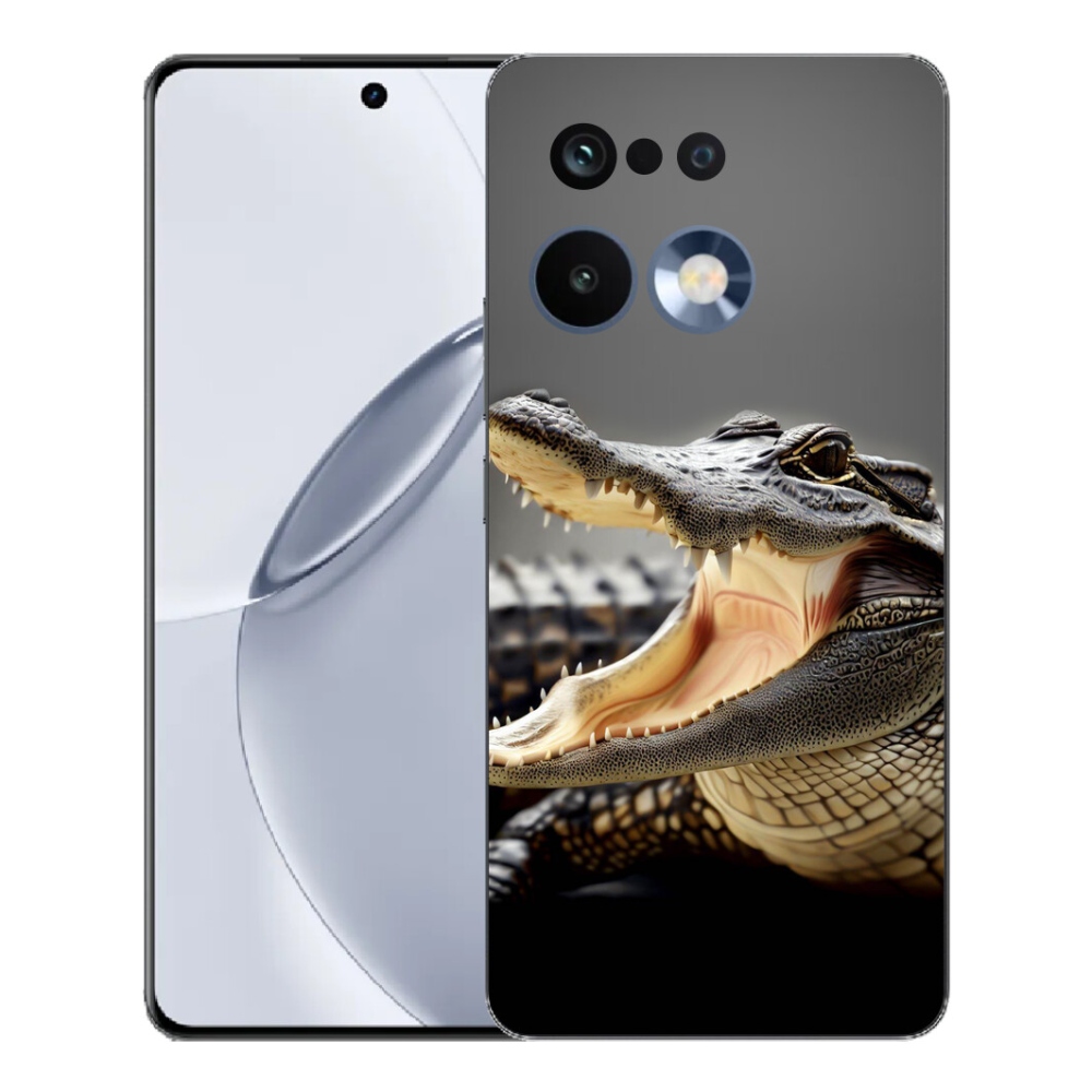 Gélový kryt mmCase na Realme 16 Pro+ - krokodíl