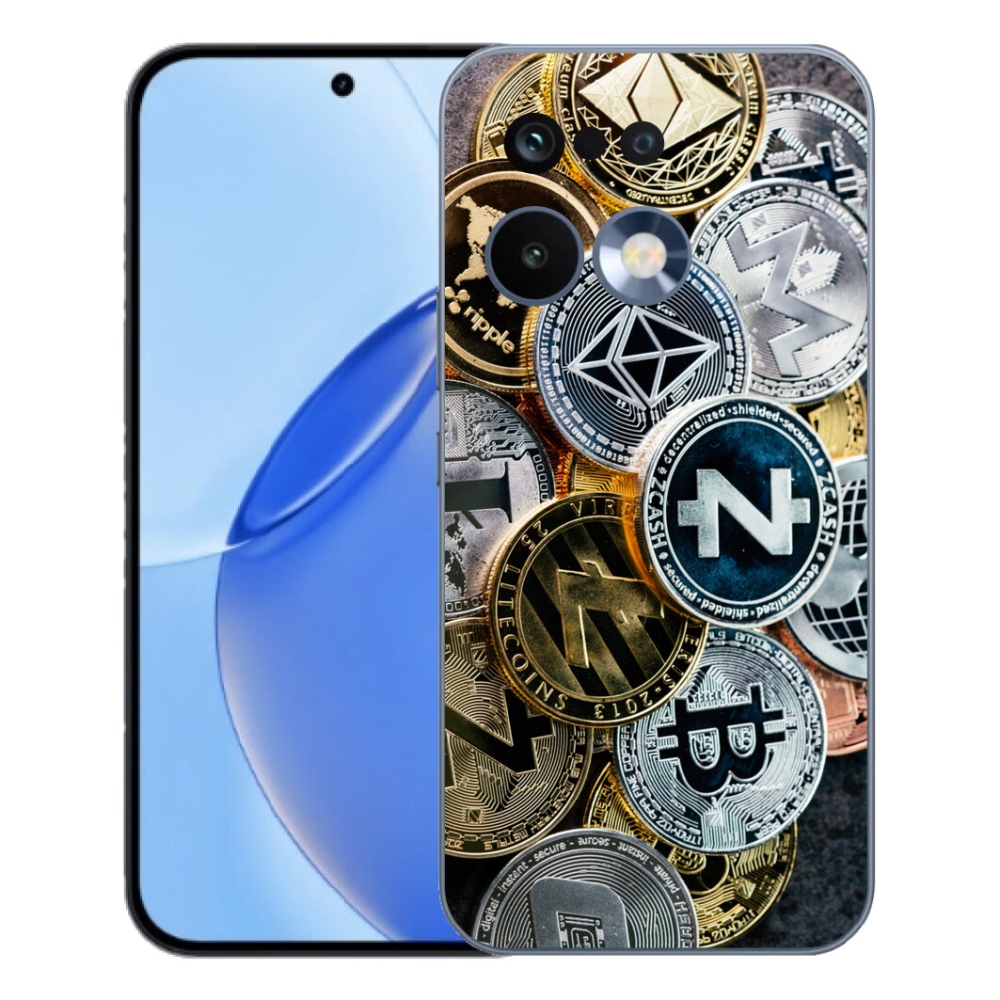 Gélový kryt mmCase na Realme 16 Pro - kryptomeny