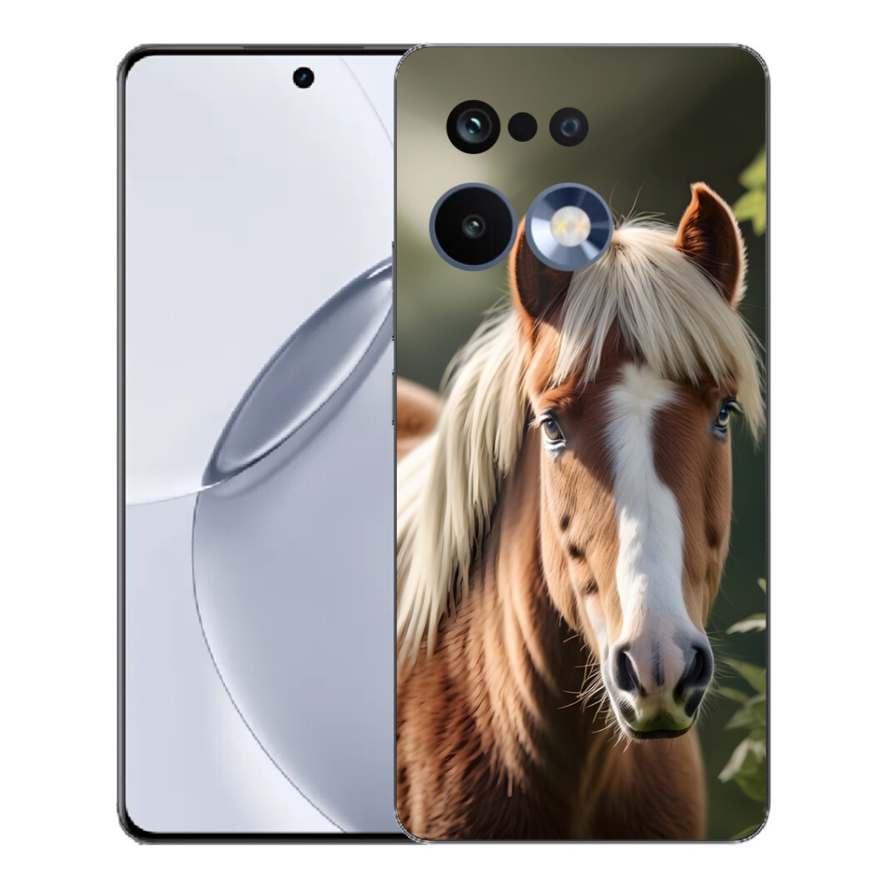 Gélový kryt mmCase na Realme 16 Pro+ - kôň so svetlou hrivou