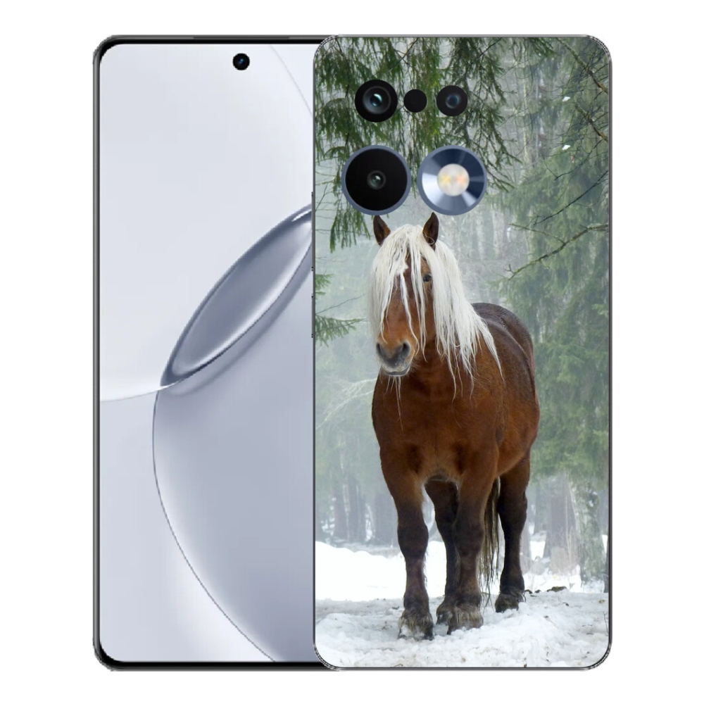 Gélový kryt mmCase na Realme 16 Pro+ - kôň v lese