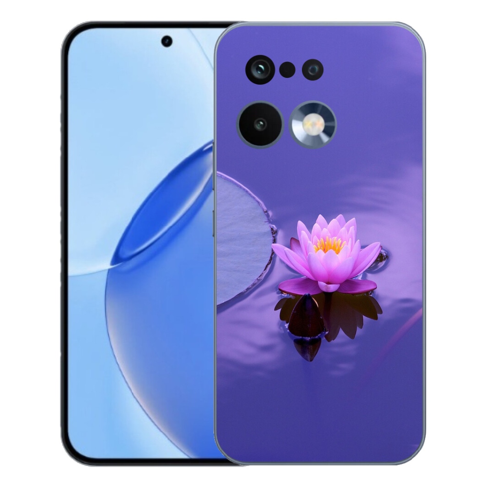 Gélový kryt mmCase na Realme 16 Pro - kvet na hladine