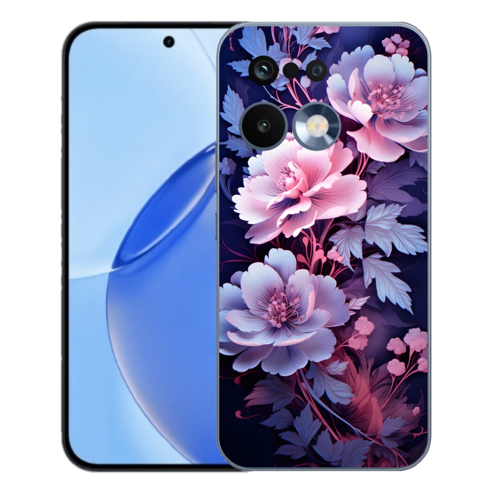Gélový kryt mmCase na Realme 16 Pro - kvety 11