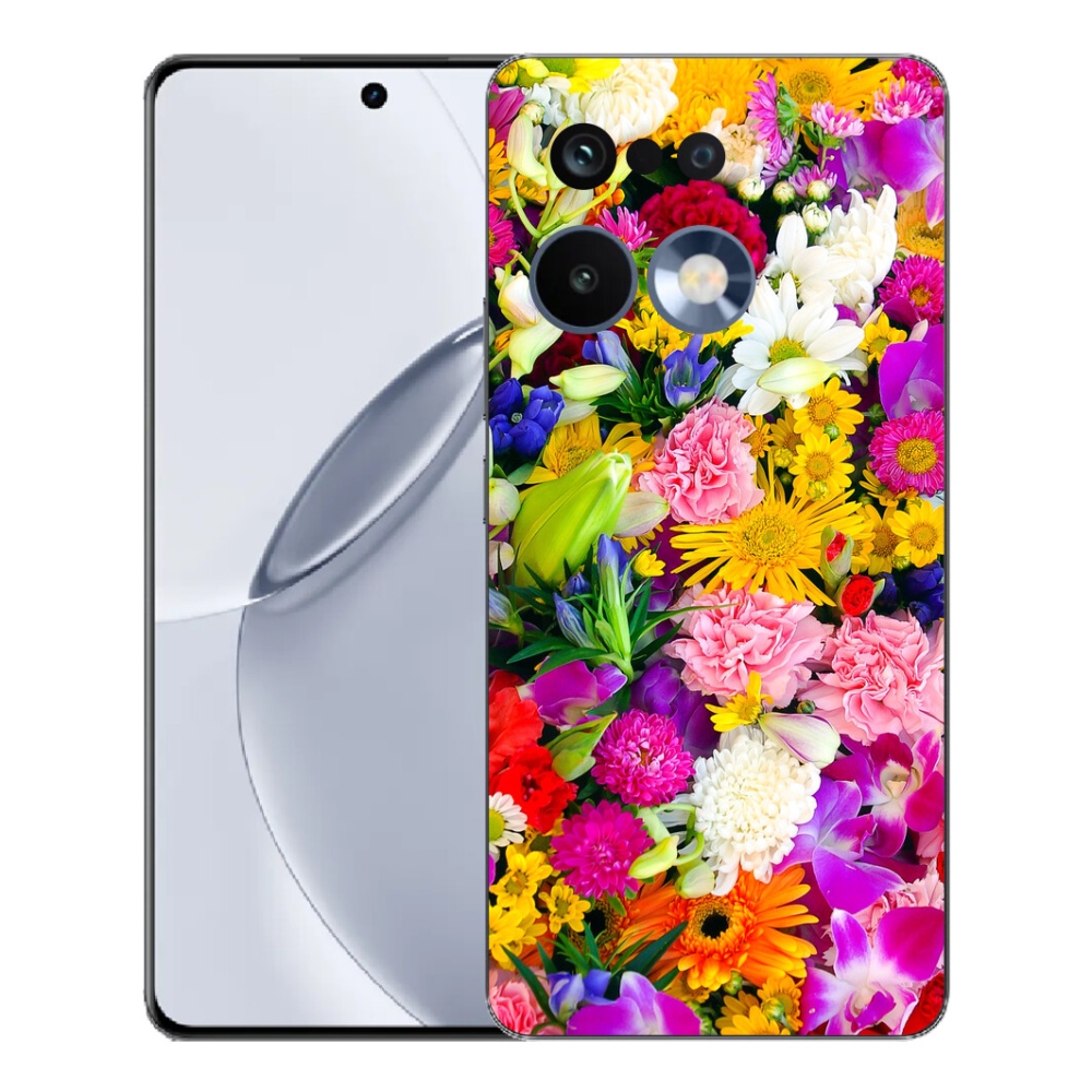 Gélový kryt mmCase na Realme 16 Pro+ - kvety 12