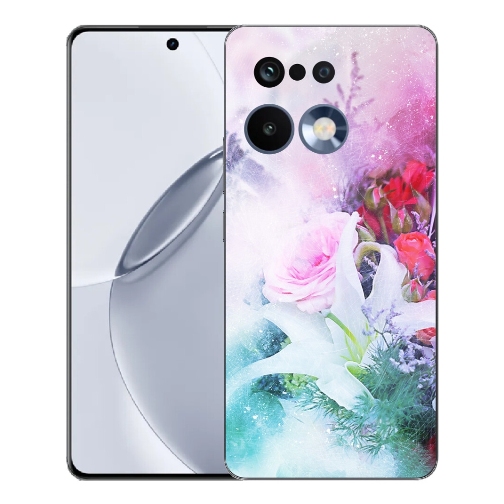 Gélový kryt mmCase na Realme 16 Pro+ - kvety 4