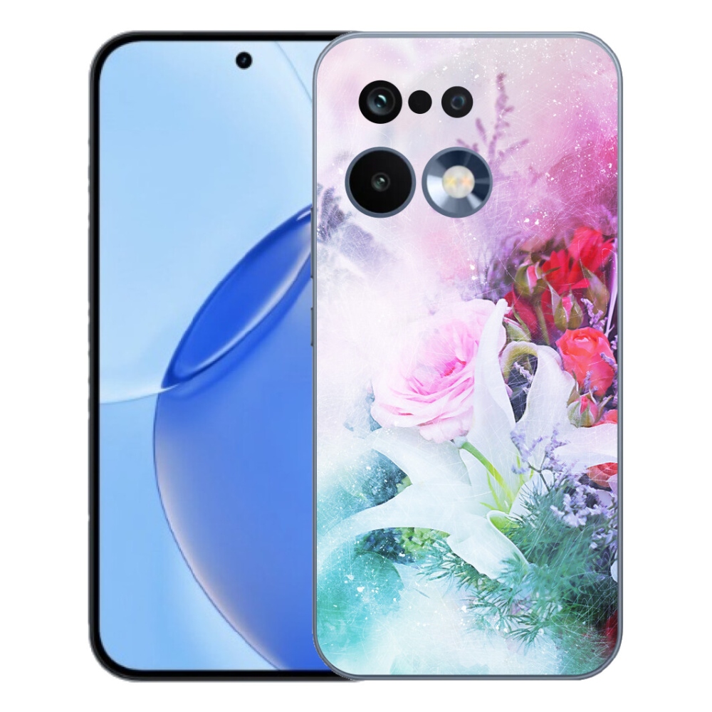 Gélový kryt mmCase na Realme 16 Pro - kvety 4
