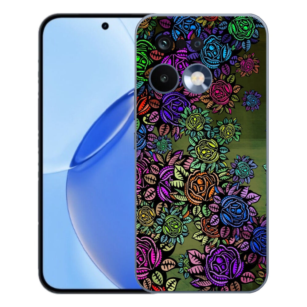Gélový kryt mmCase na Realme 16 Pro - kvety 6