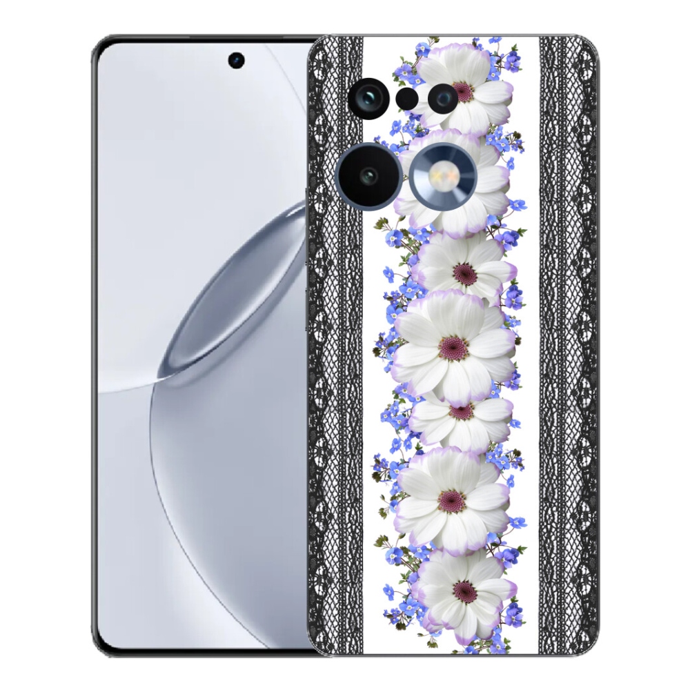 Gélový kryt mmCase na Realme 16 Pro+ - kvety 8