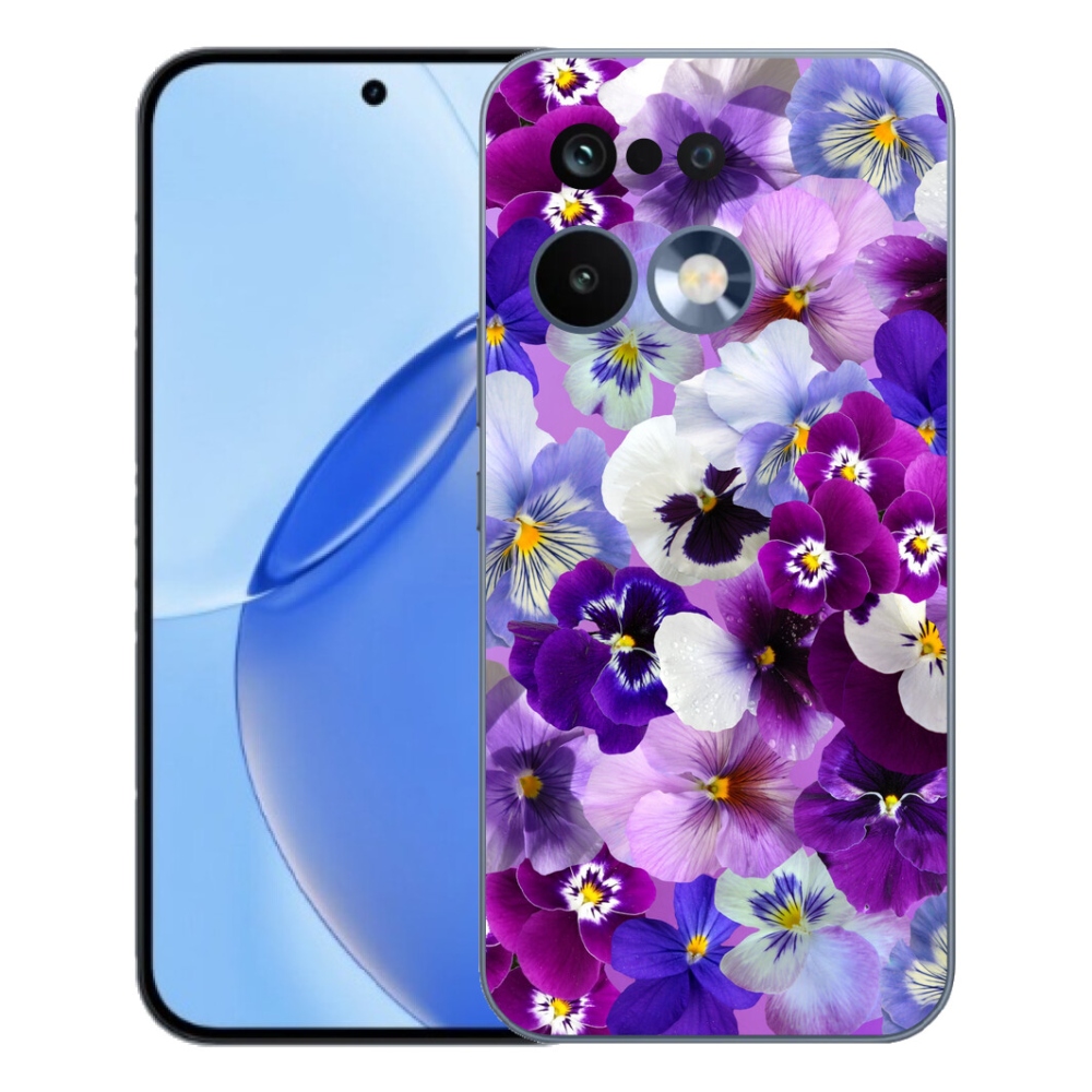 Gélový kryt mmCase na Realme 16 Pro - kvety 9