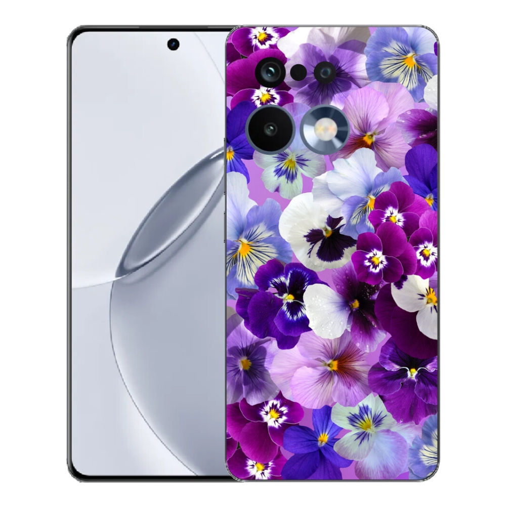 Gélový kryt mmCase na Realme 16 Pro+ - kvety 9