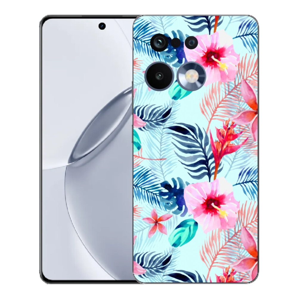 Gélový kryt mmCase na Realme 16 Pro+ - kvety