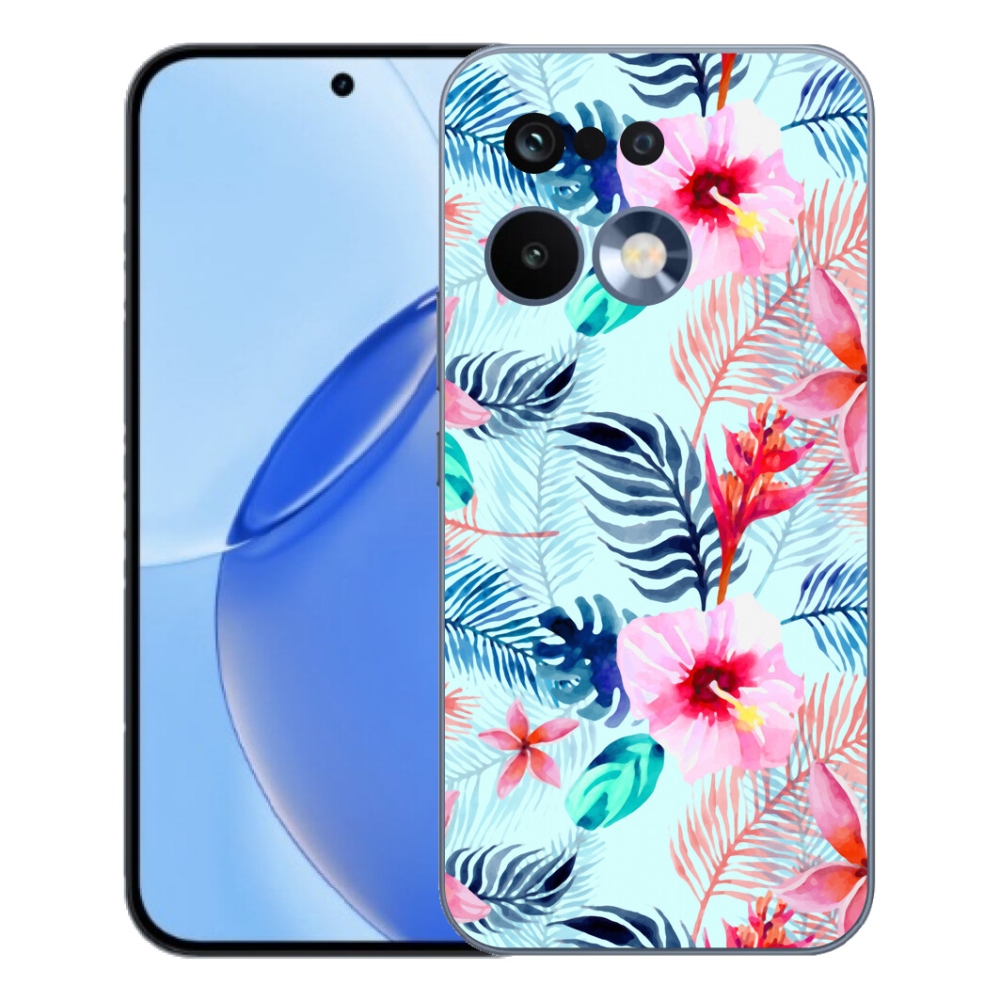 Gélový kryt mmCase na Realme 16 Pro - kvety