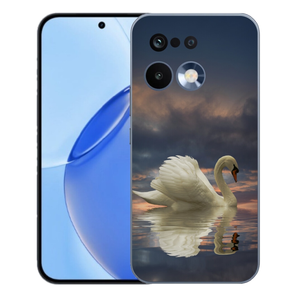 Gélový kryt mmCase na Realme 16 Pro - labuť