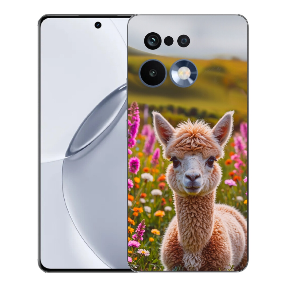 Gélový kryt mmCase na Realme 16 Pro+ - lama na lúke