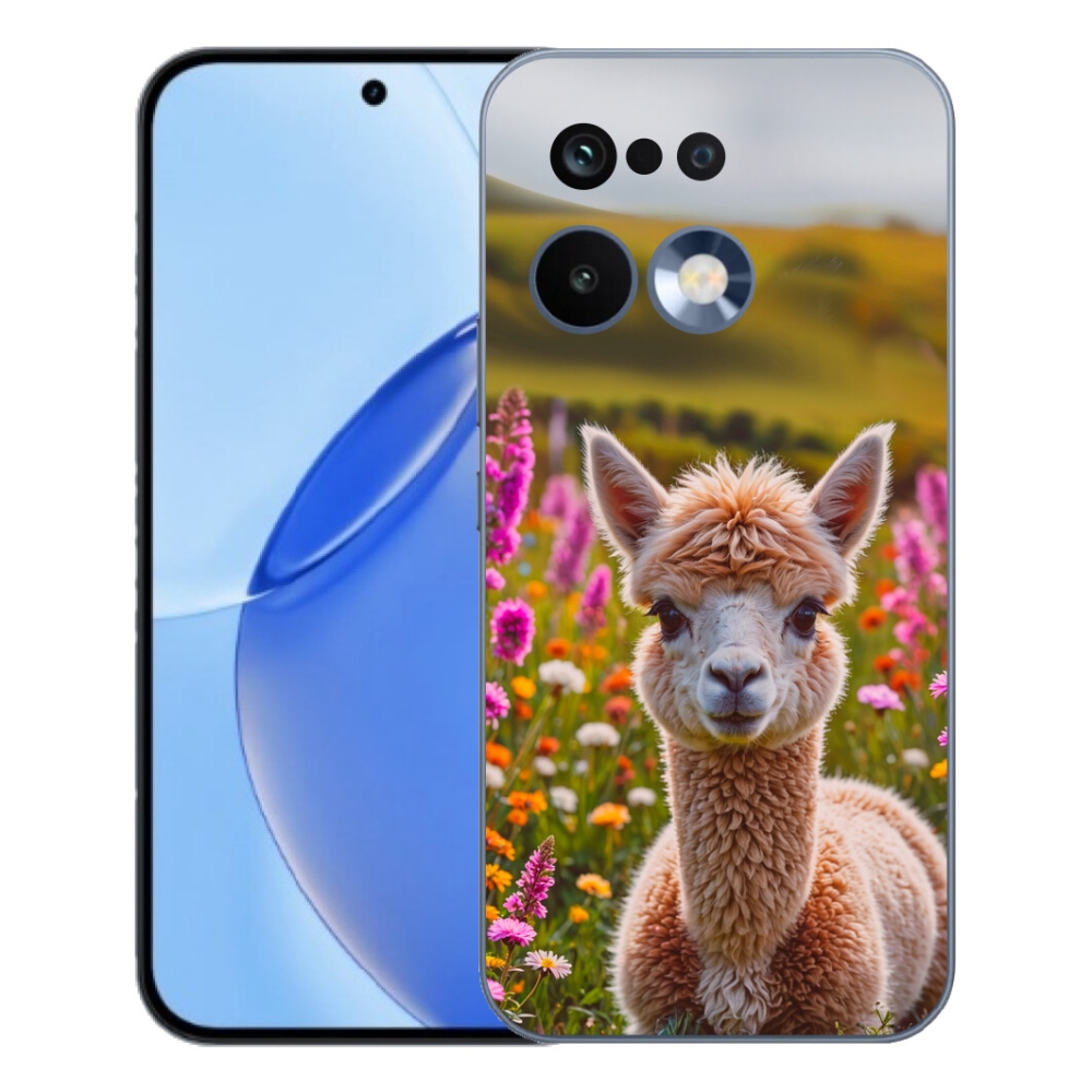 Gélový kryt mmCase na Realme 16 Pro - lama na lúke