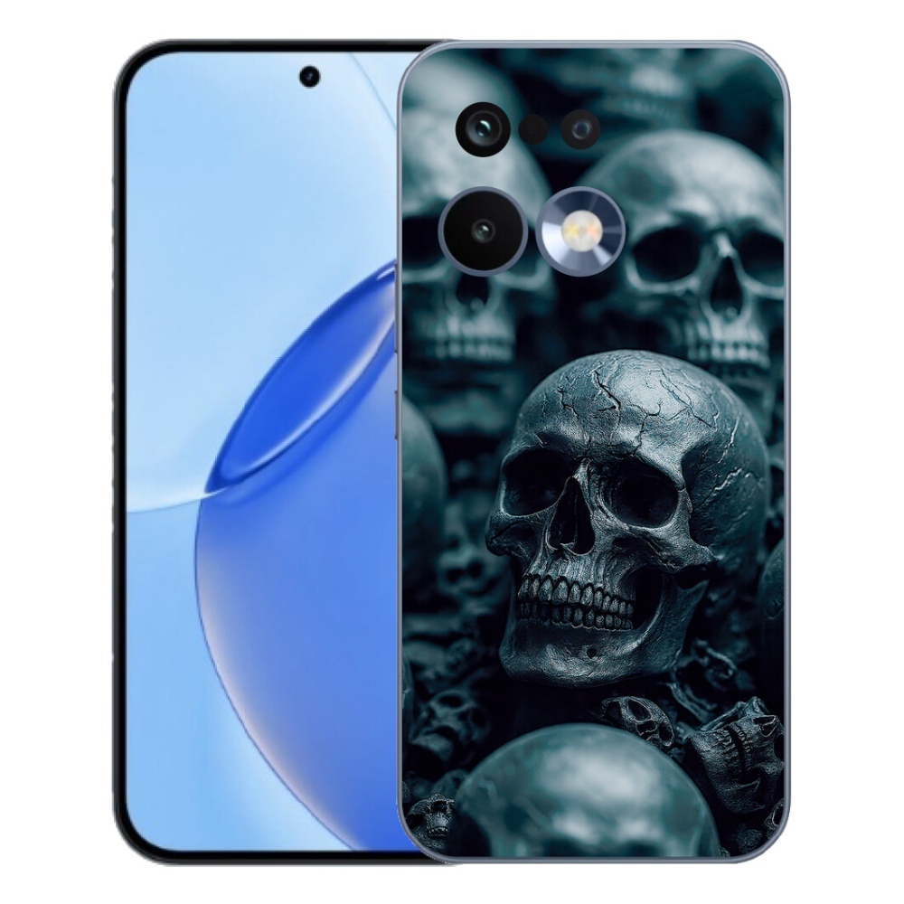 Gélový kryt mmCase na Realme 16 Pro - lebka 2